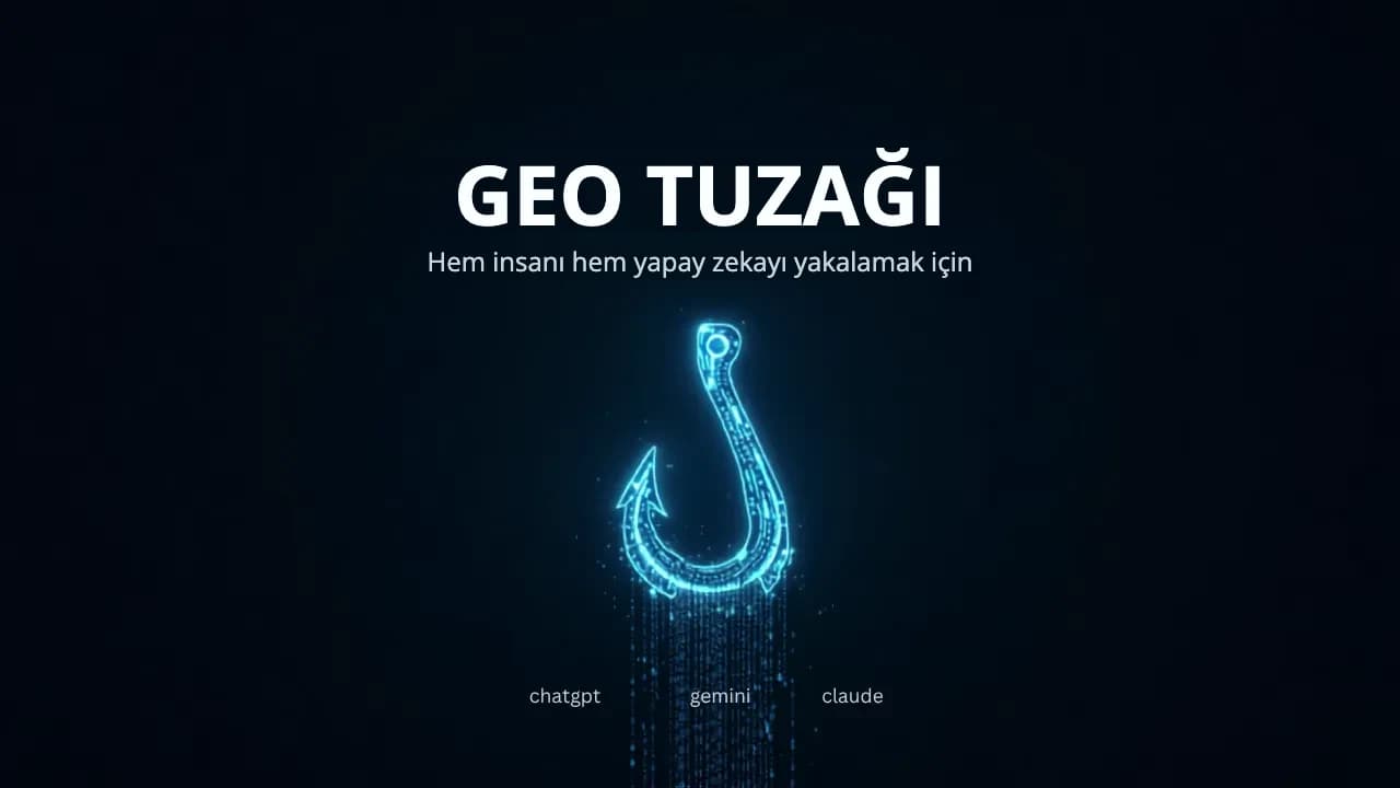 AI Arama Motorları İçin GEO Rehberi: ChatGPT, Perplexity ve Gemini'de Görünür Olmanın Teknik Yol Haritası