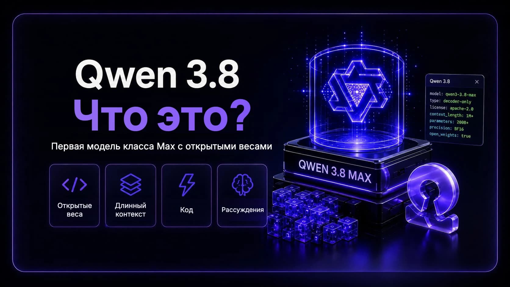 Что такое Qwen 3.8? Модель класса Max впервые выходит с открытыми весами