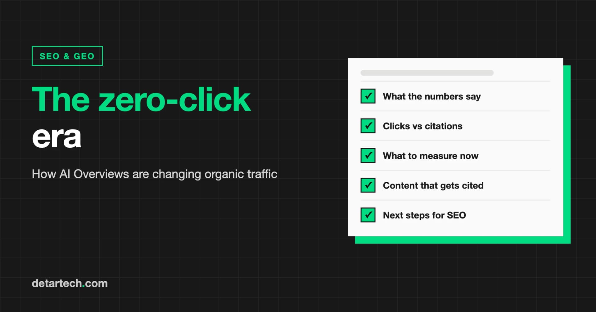 The Zero-Click Era: How AI Overviews Are Changing Organic Traffic