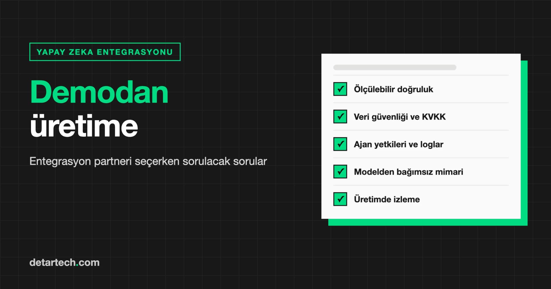 Yapay zeka entegrasyonu yapan şirket nasıl seçilir?