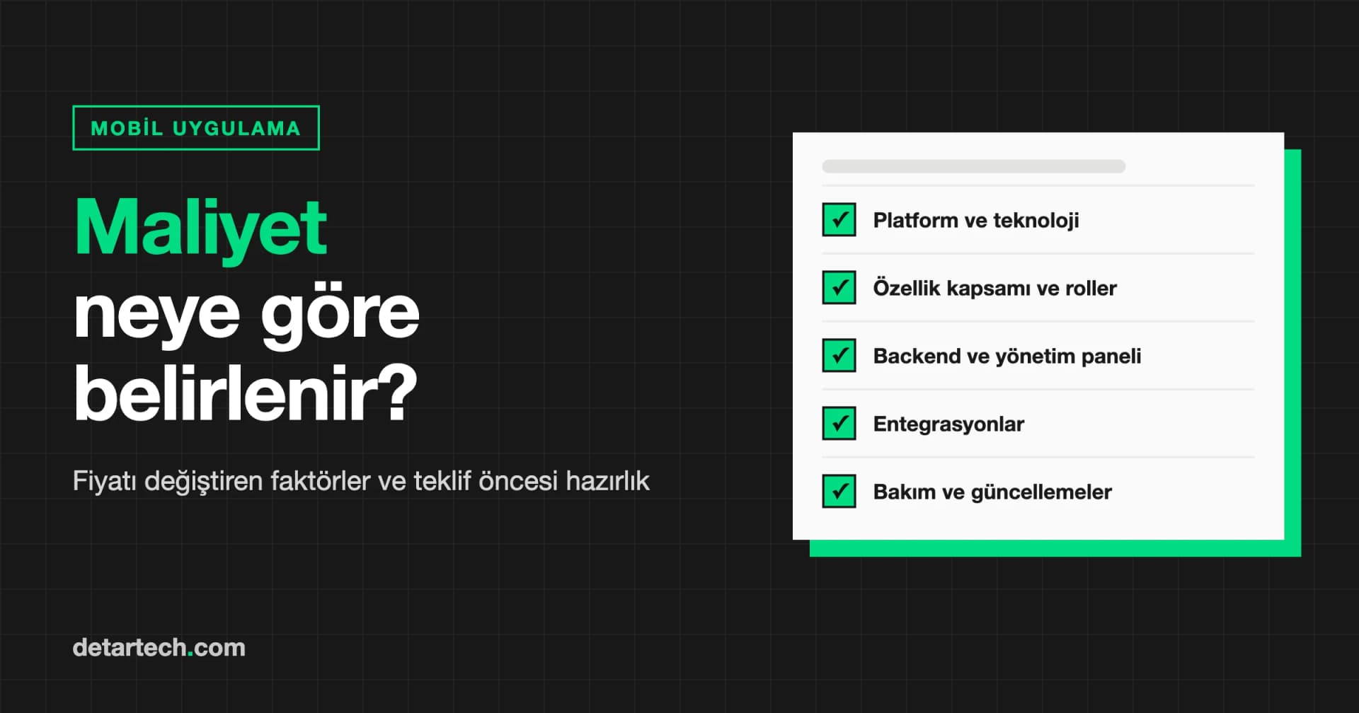 Mobil Uygulama Geliştirme Fiyatları ve Maliyeti Neye Göre Belirlenir?