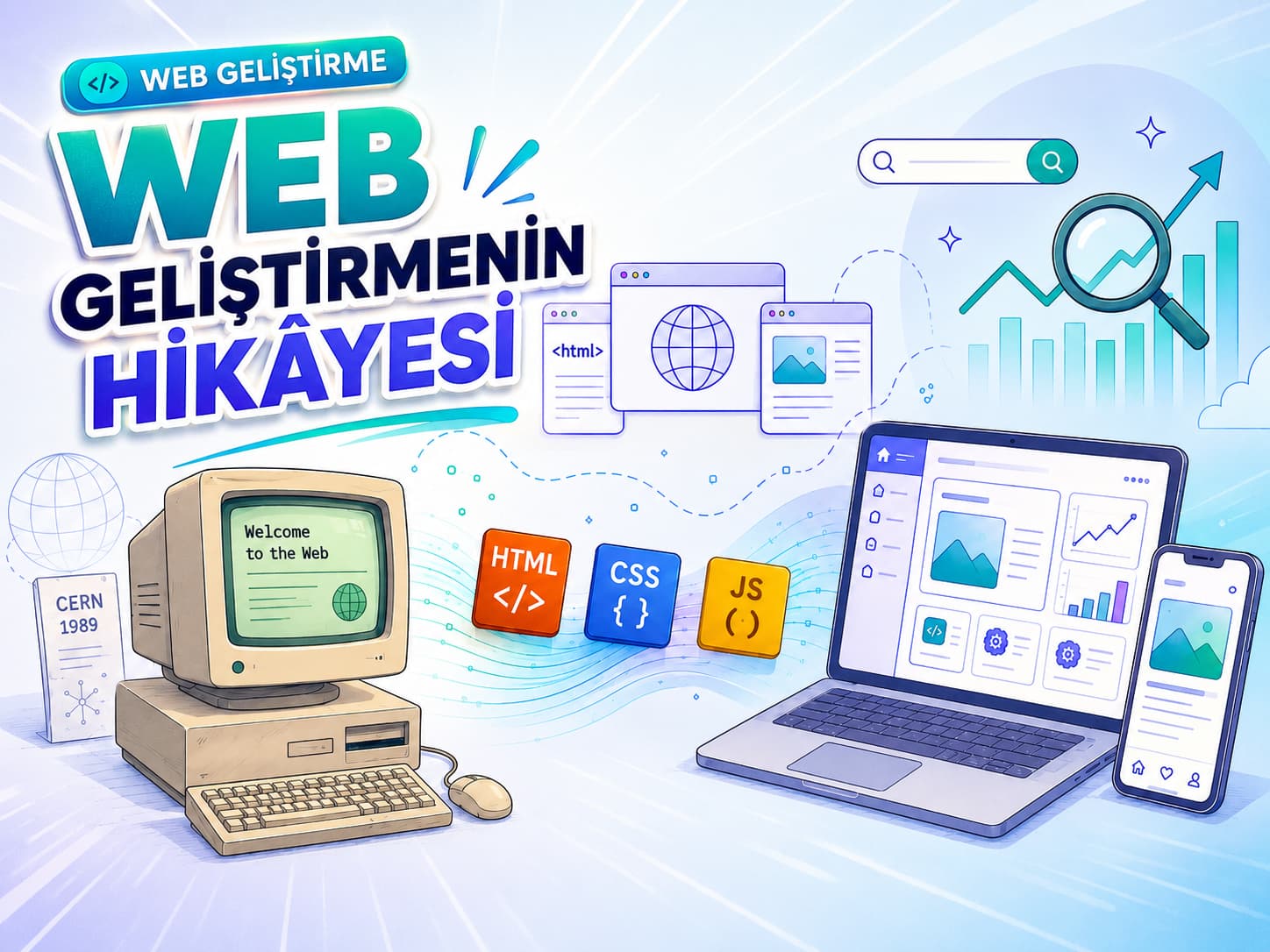 Web Geliştirmenin Hikayesi: Bir Belgeden Uygulama Platformuna