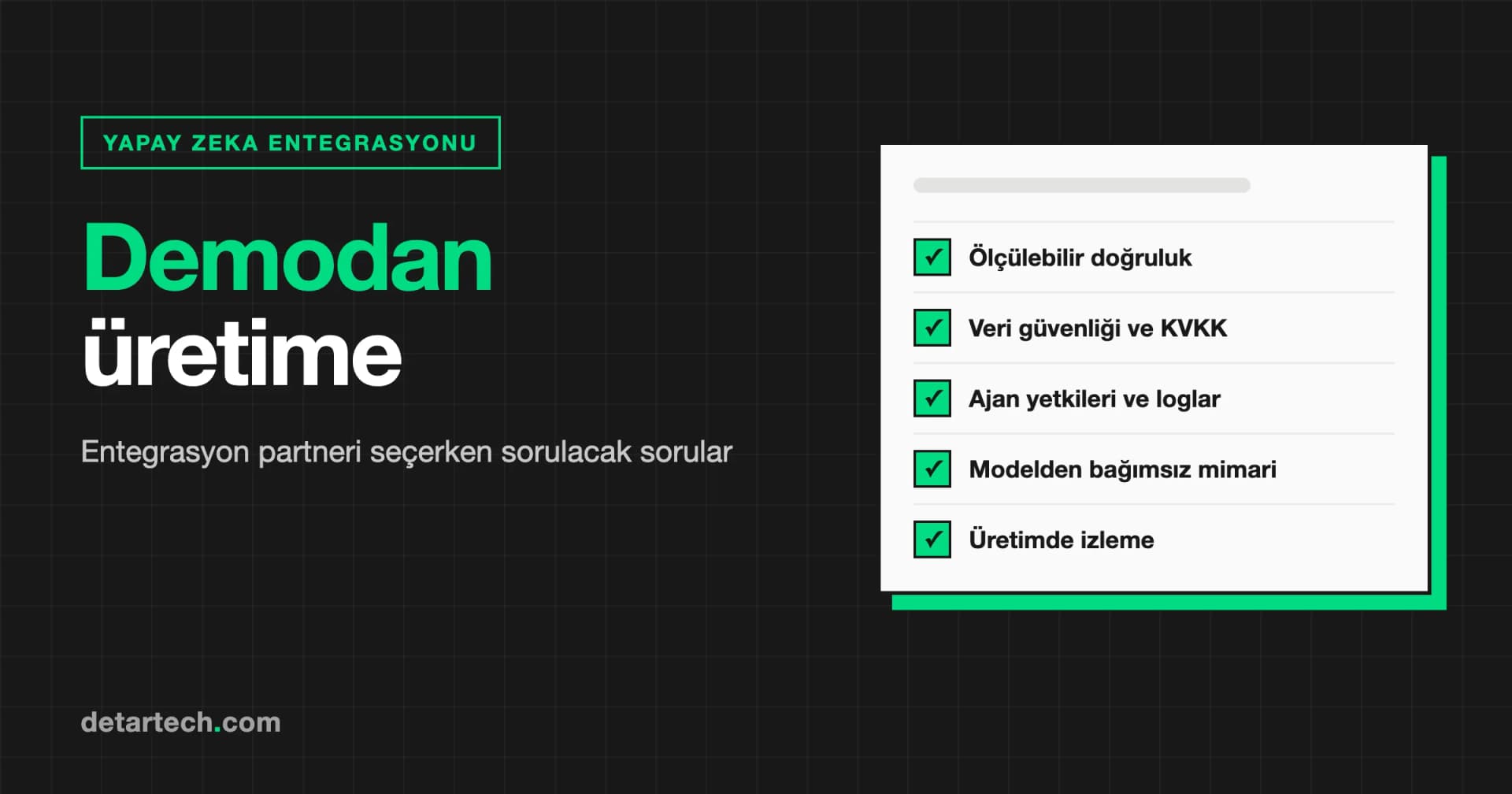 Yapay zeka entegrasyonu yapan şirket nasıl seçilir?