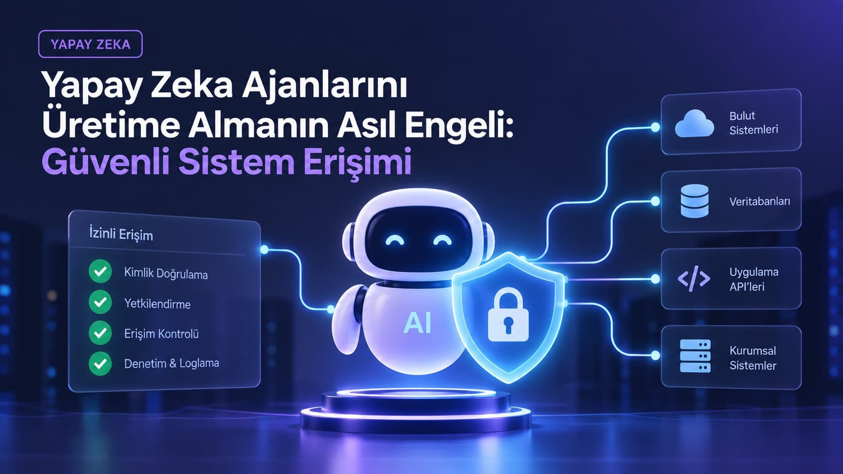 Yapay Zeka Ajanlarını Üretime Almanın Asıl Engeli: Güvenli Sistem Erişimi