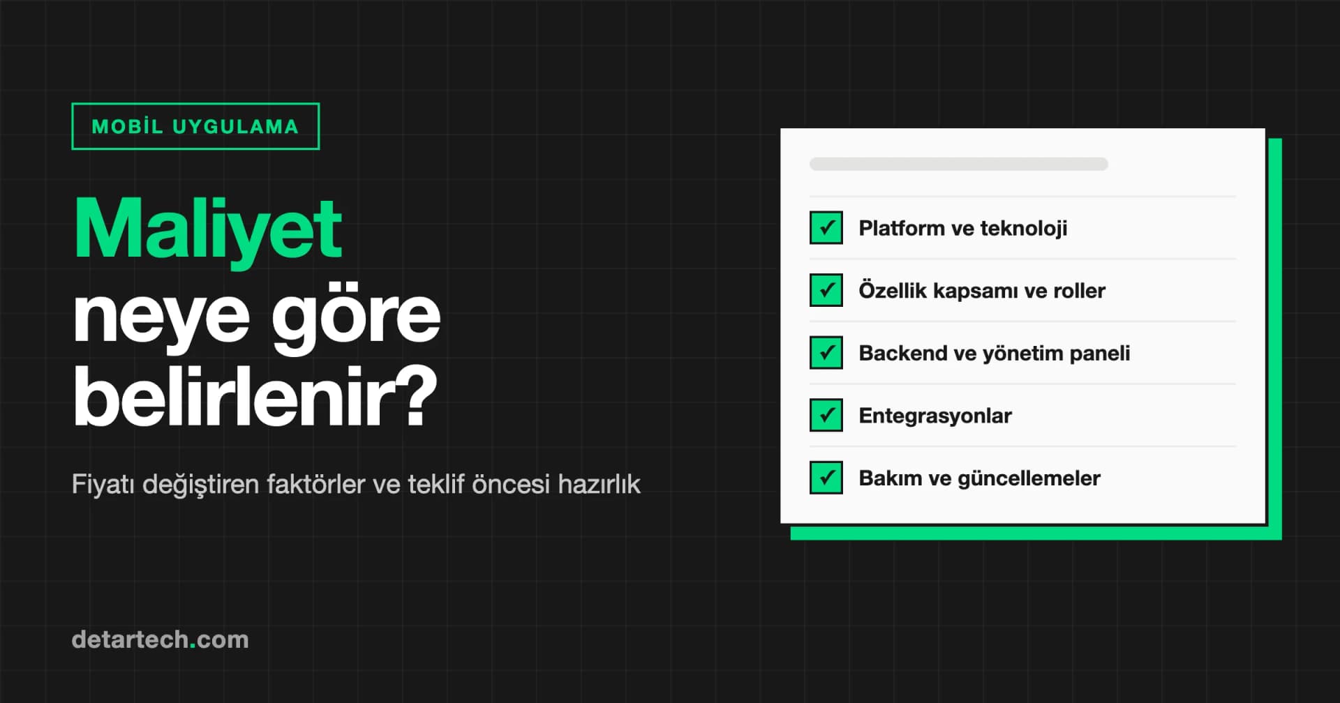 Mobil Uygulama Geliştirme Fiyatları ve Maliyeti Neye Göre Belirlenir?
